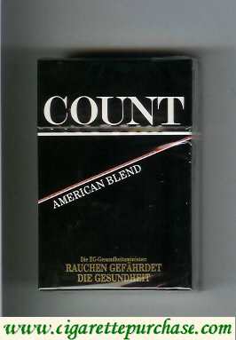 Count American Blend cigarettes